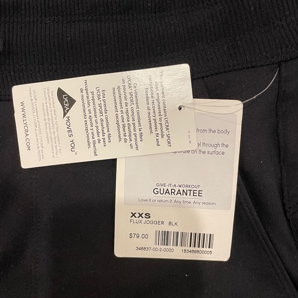 Athleta flux jogger xxs black Brand new - Picture 3 of 7